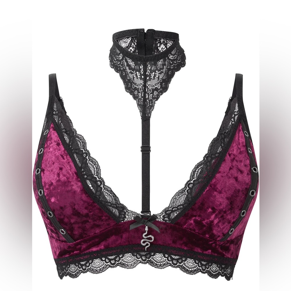 PIN STUCK BRA [BLOOD] XL/XXL